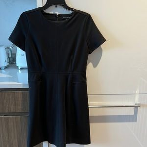 Banana Republic black shift dress